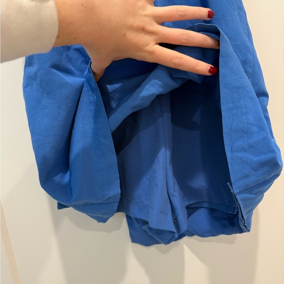 Zara Blue Mini Dress Skort XS - Picture 9 of 10